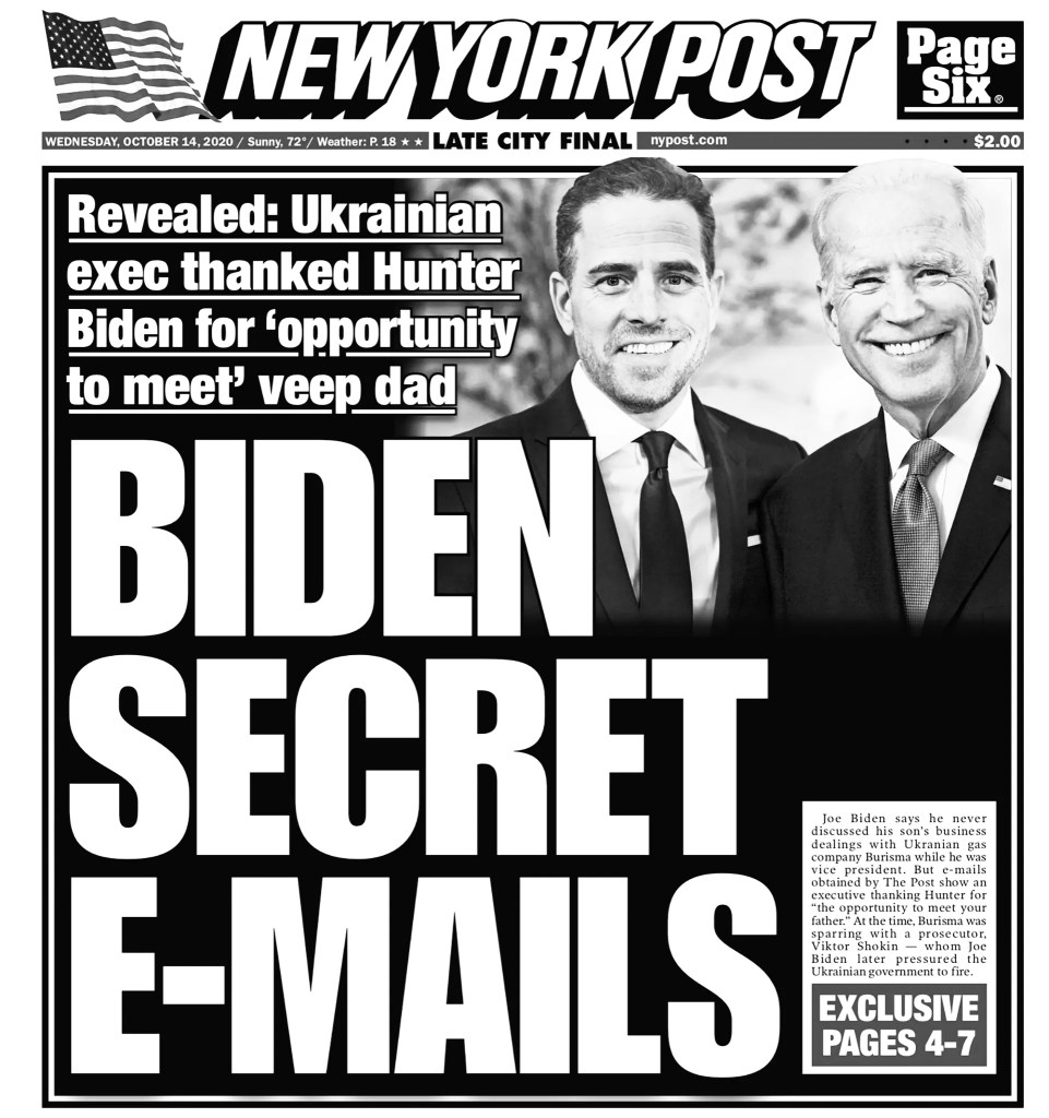 Biden bans free press