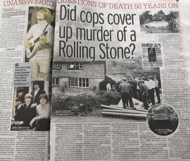 Brian Jones death mystery 
