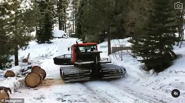 Renner run over by monster snowplow.