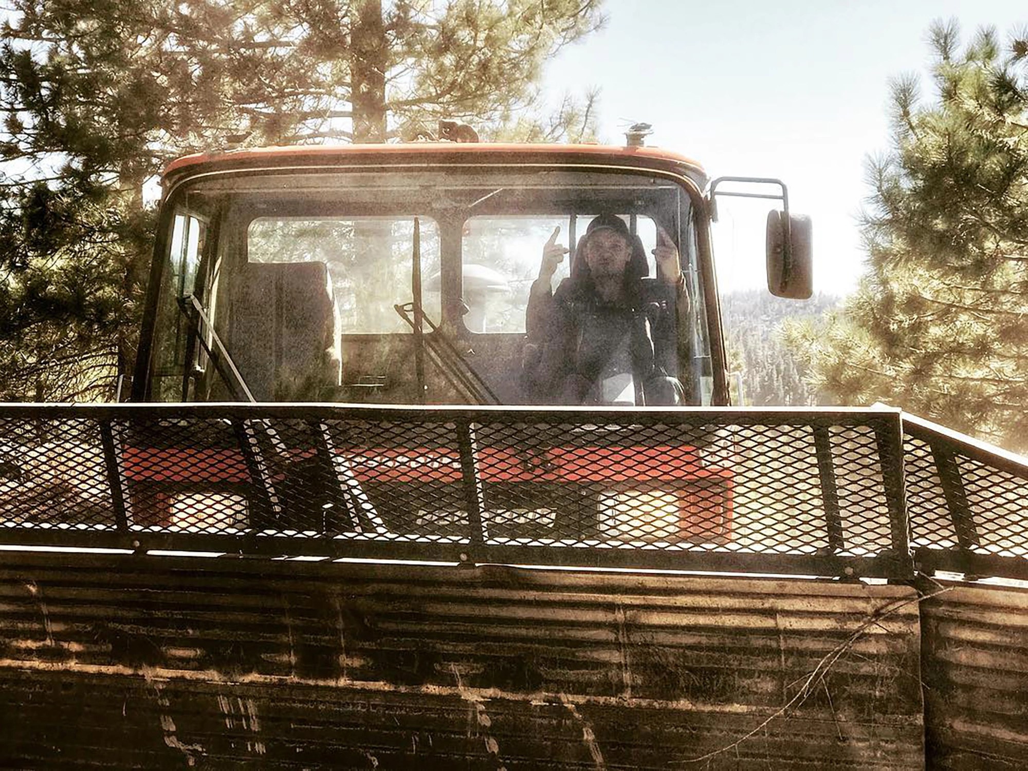 Renner run over by monster snowplow.