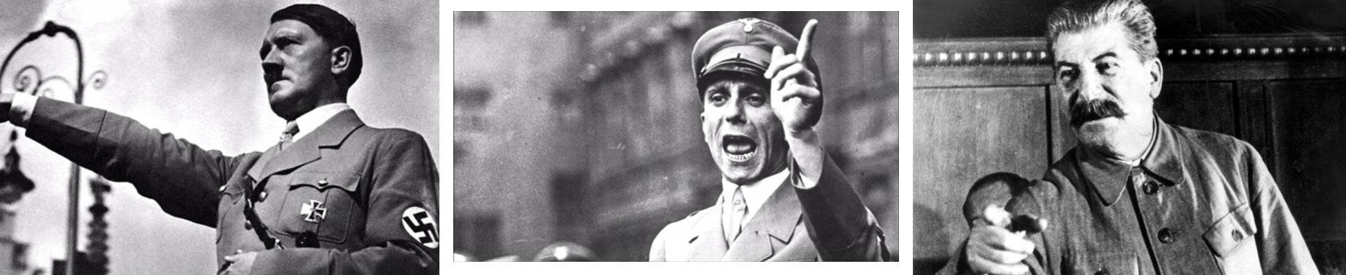 Hitler, Goebbels, Stalin