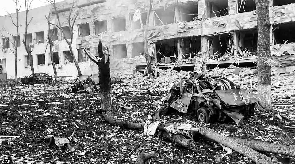 BABIES BURIED IN WRECKAGE