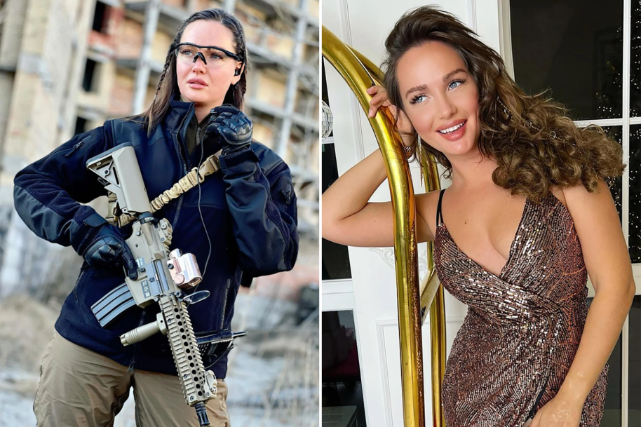 Beauty queen becomes soldier