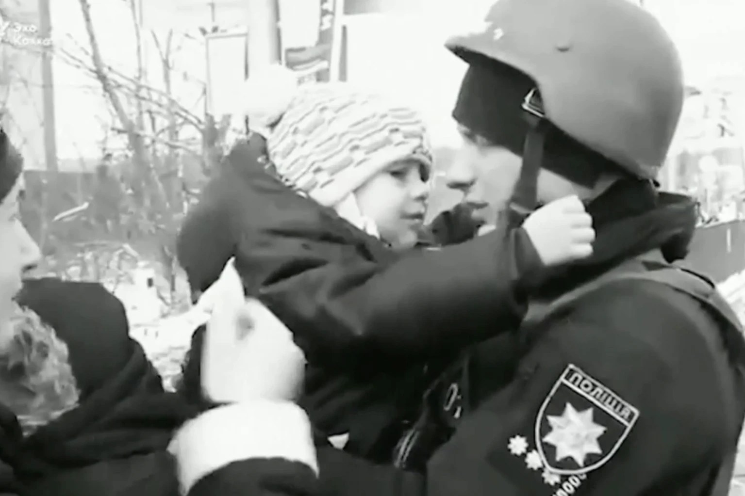 This baby lucky to be alive