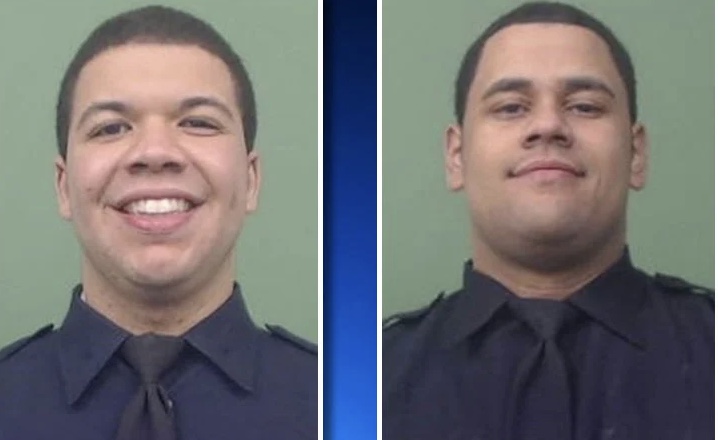 Moving eulogy by cop’s widow