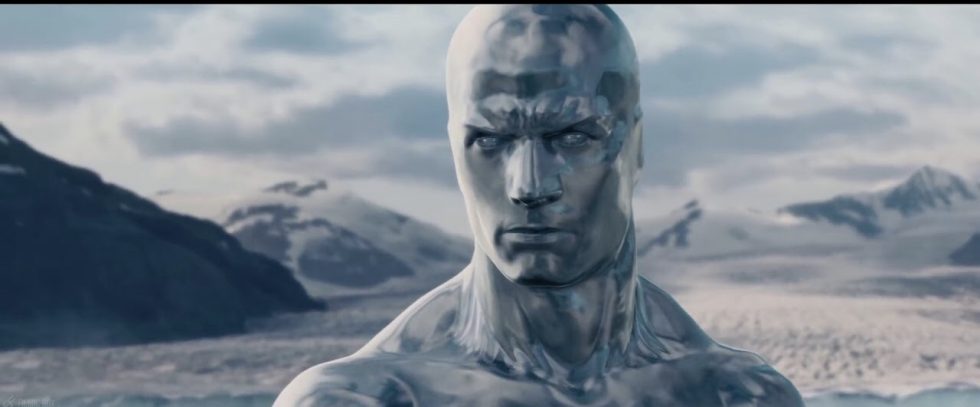 Silver Surfer challenges God.