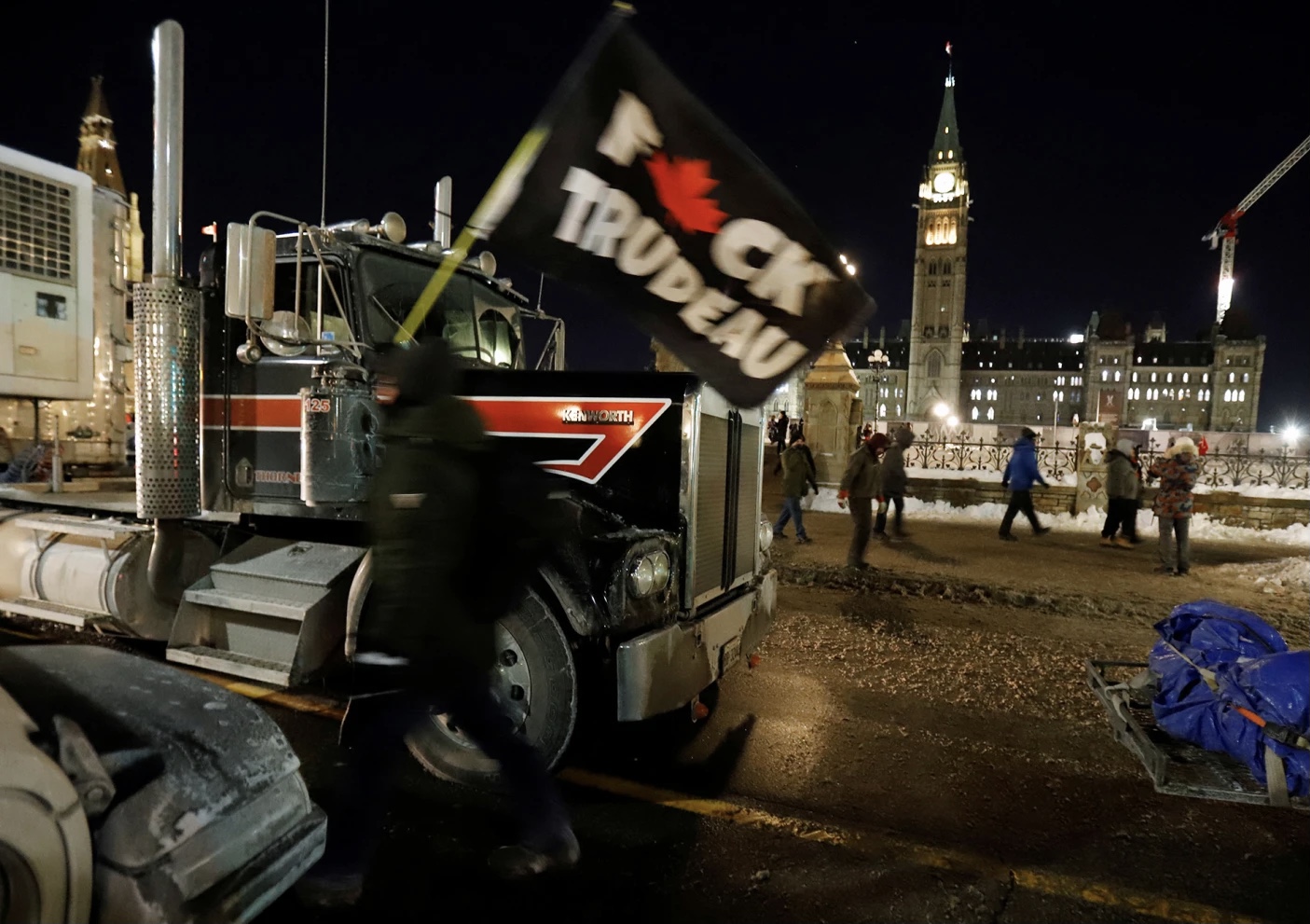 Canadian truckers creating chaos