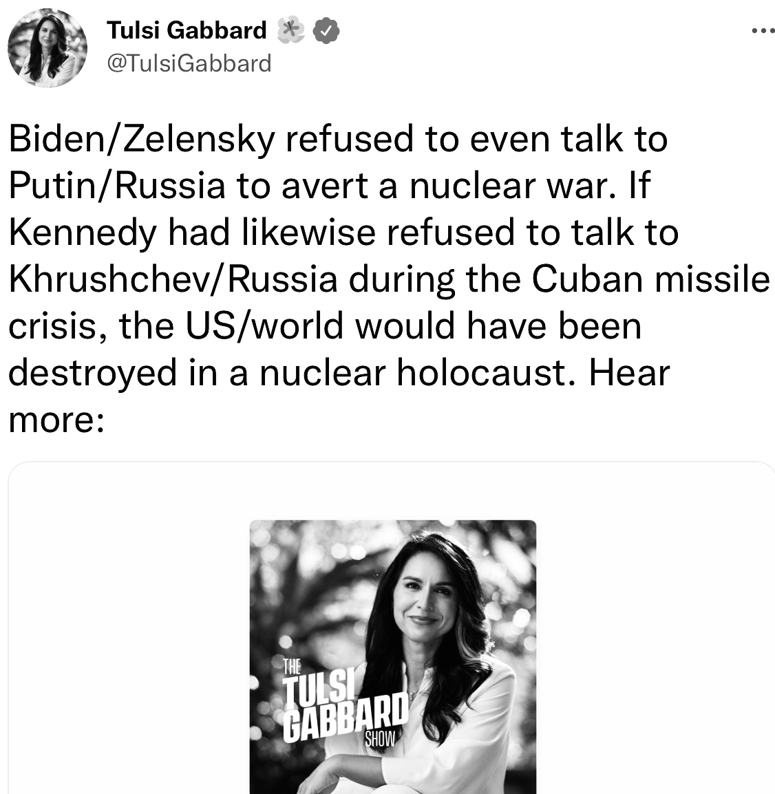 Tulsi Gabbard IS Wonder Woman