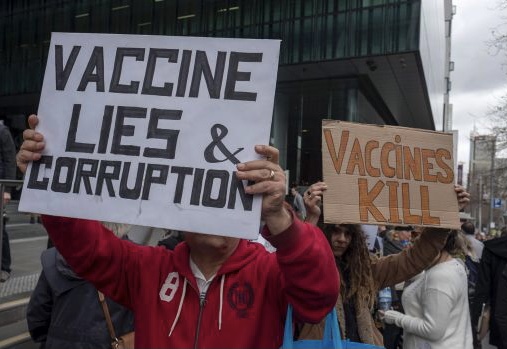 Anti-vaxxers called terrorists