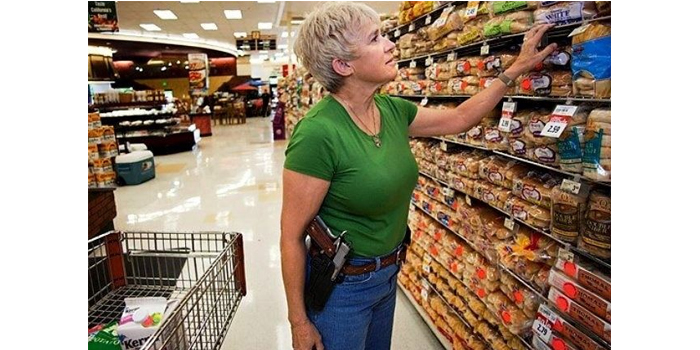 More women carrying guns.