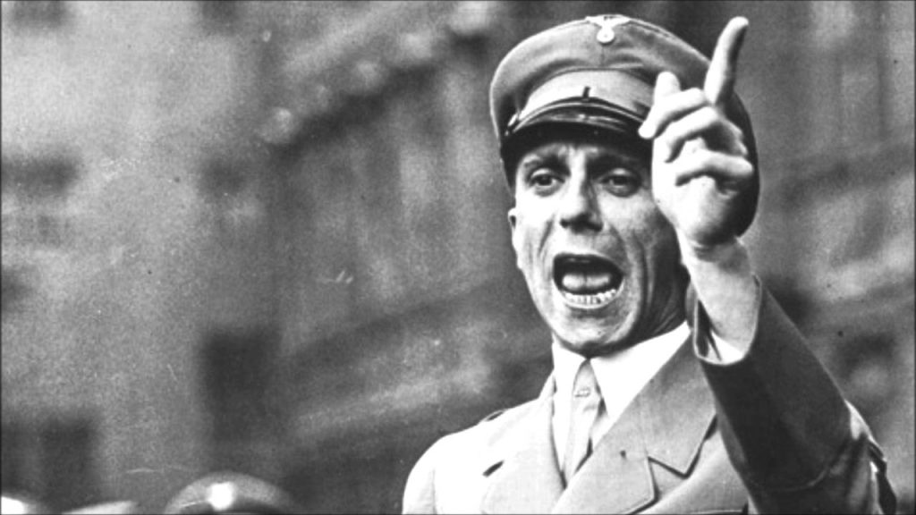 Goebbels kills free speech