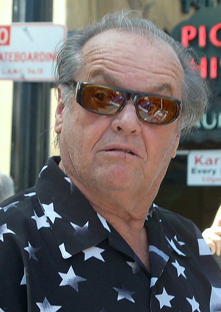 Rare sighting of Jack Nicholson
